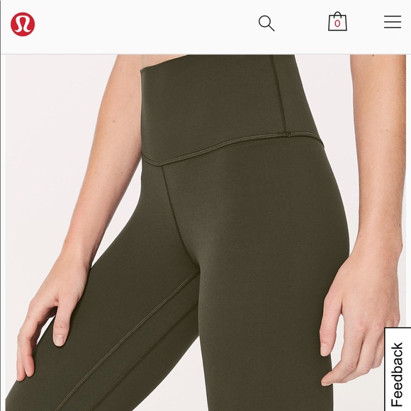 Lululemon Align 2 olive green - Picture 4 of 7